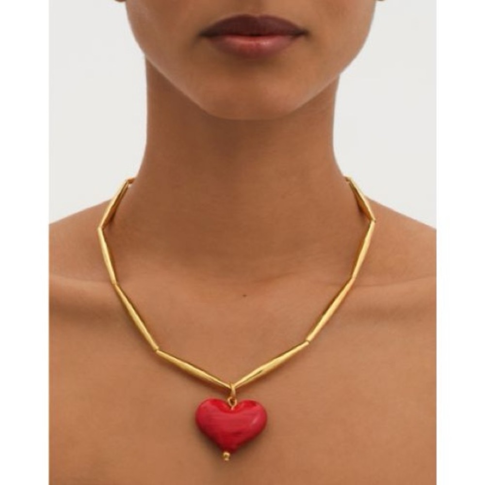 Tohum Design Deep Red necklace 50 cm